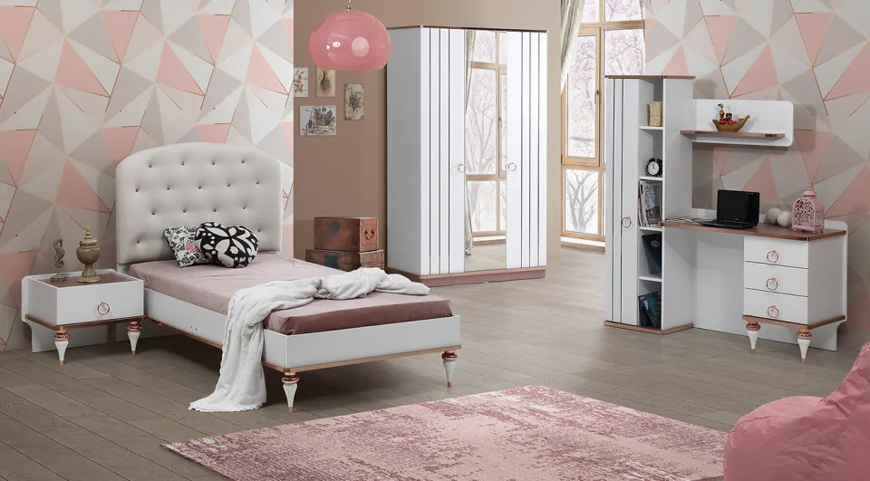 Rose 3 Door Young Room Set