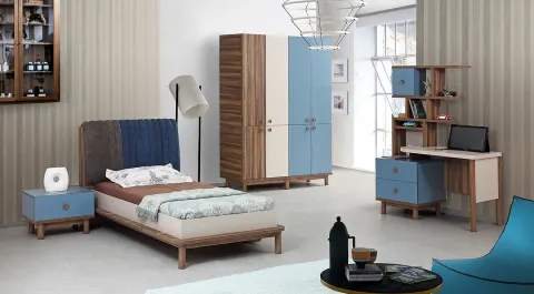Zirve 4 Door Young Room Set