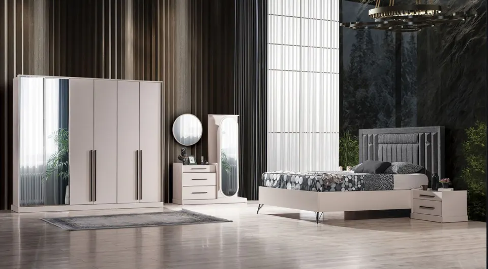 Dolunay 6 Door Bedroom Set