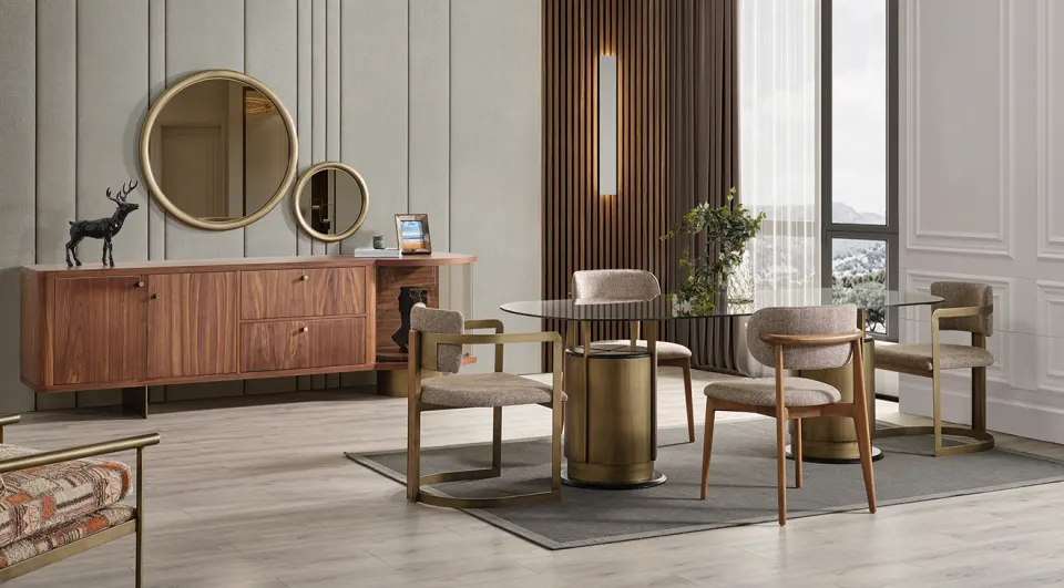Tokyo Walnut Dining Room Set
