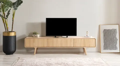 Havana Wooden Legged Tv Unit