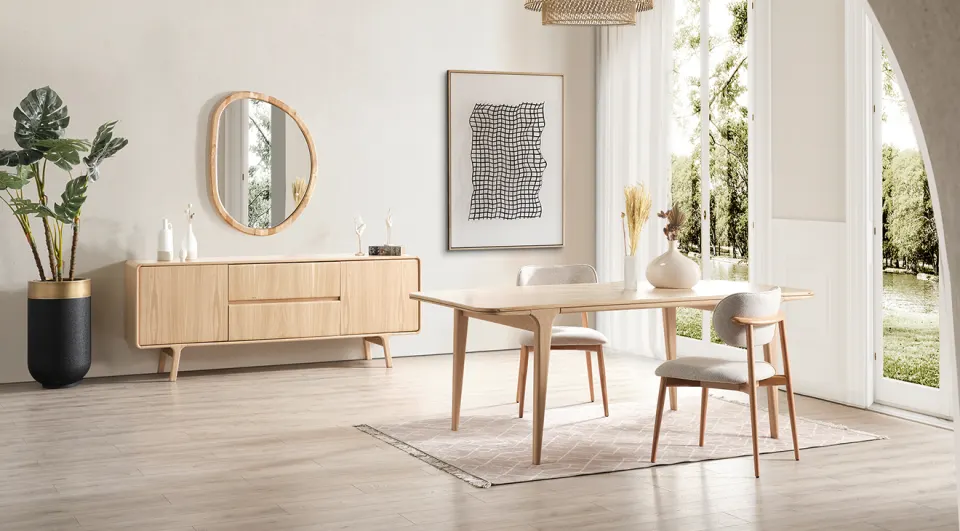 Havana Wooden Legged Dining Room Set