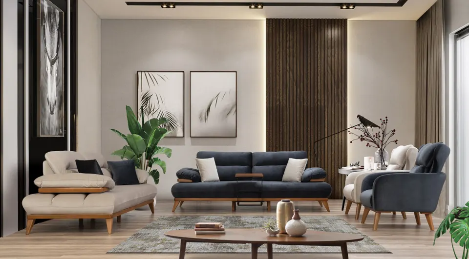 Prada Coffee Table Sofa Set