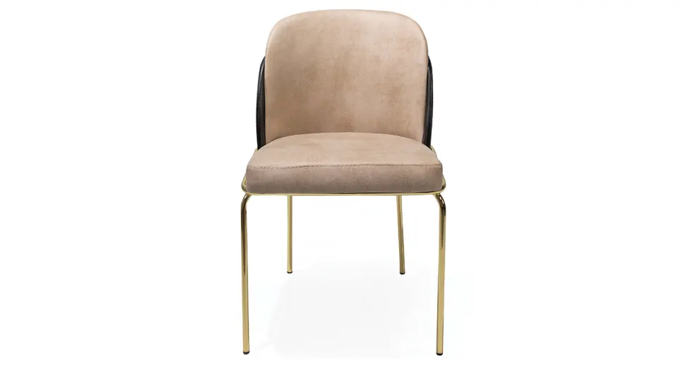 Gomlek Gold Metal Leg Chair