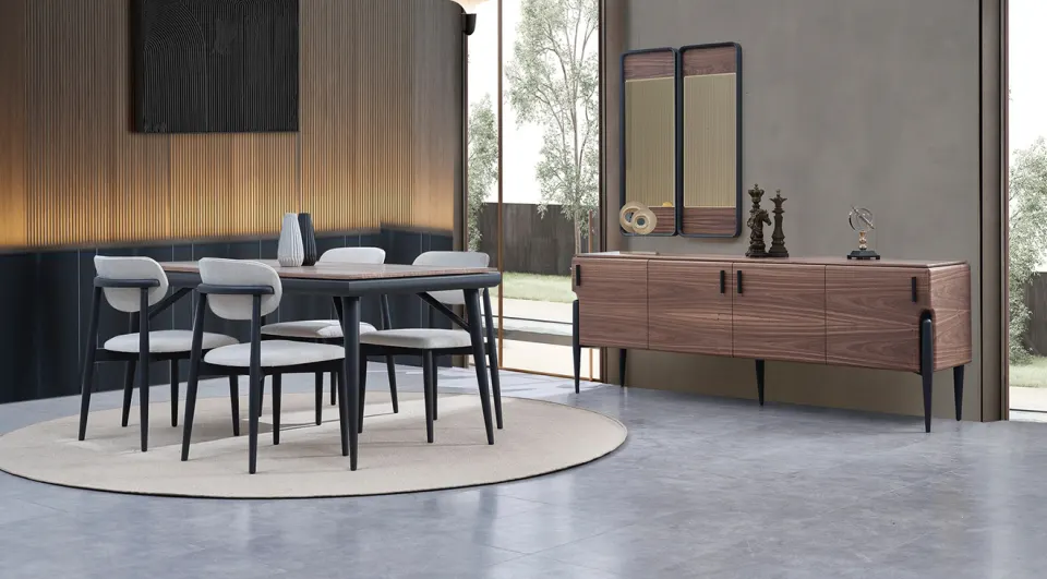 Nova Walnut Dining Room Set
