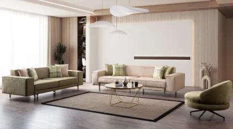 Fabius Modern Sofa Set 2