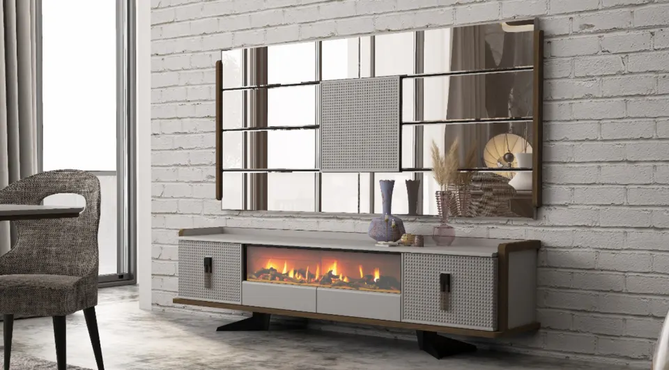 Paris Fireplace Tv Unit