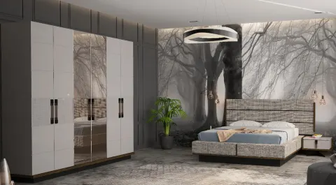 Paris 6 Door Bedroom Set