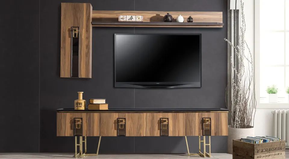 Yildiz Walnut Tv Unit