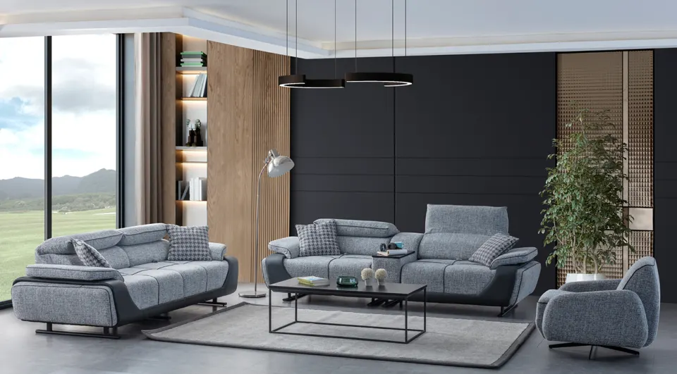 Royce Coffee Table Modern Sofa Set