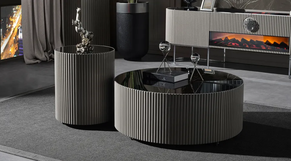 Gucci Smoke Gray Coffee Table