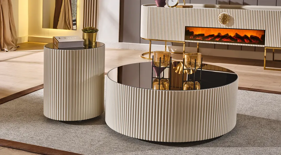 Gucci Ecru Gold Coffee Table