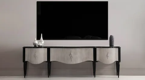 Maserati Wooden Leg TV Unit