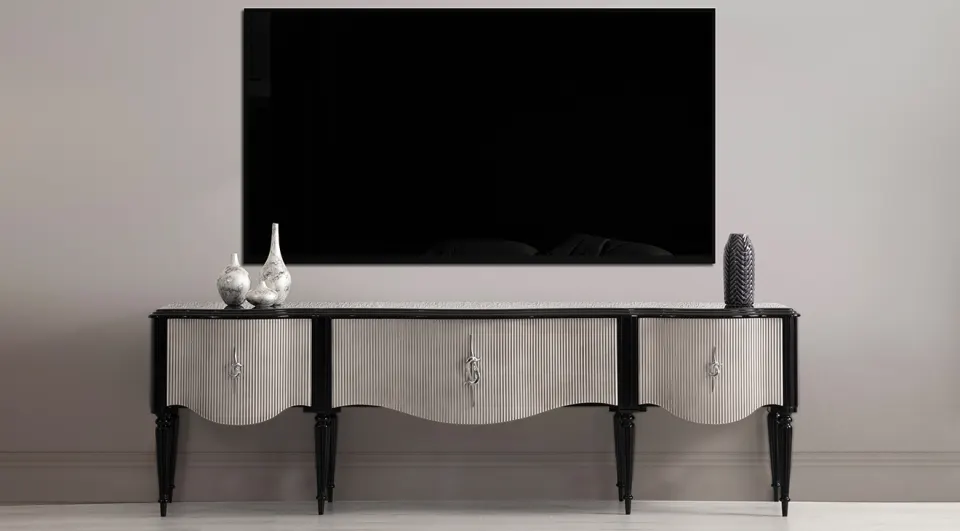 Maserati Wooden Leg TV Unit