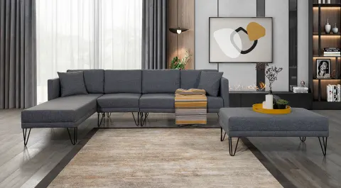 Volki Modern Corner Sofa Set