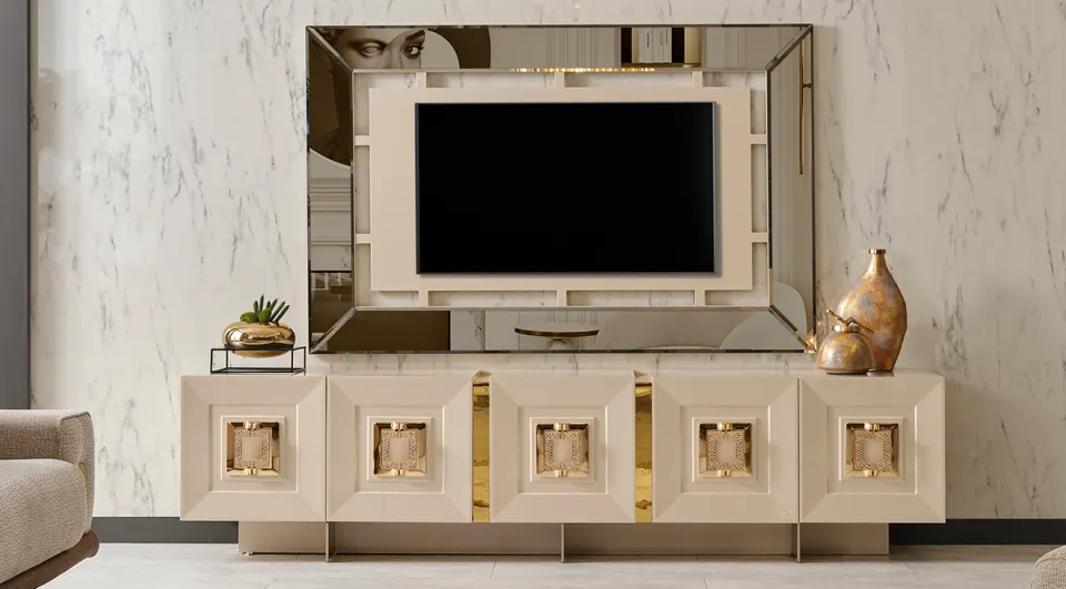 Gloria Moonstone Modern TV Unit