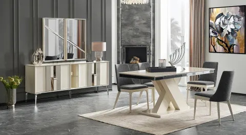 Logo Moonstone Modern Dining Room Set