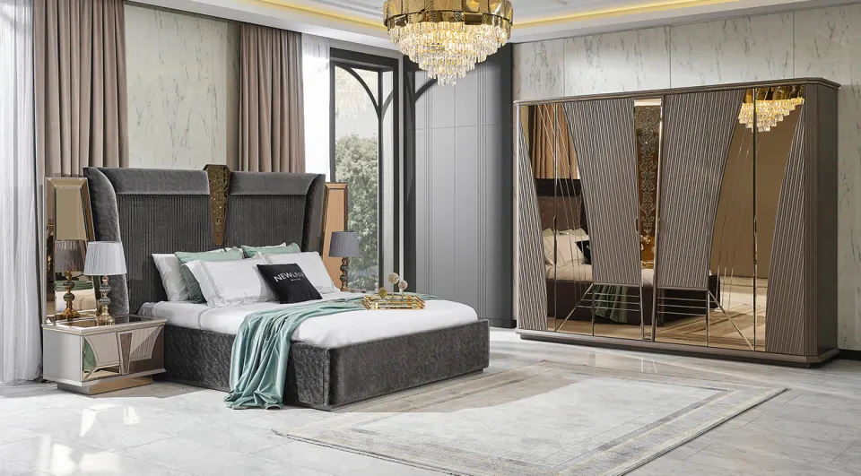 Olimpos 6-Door Bedroom Set