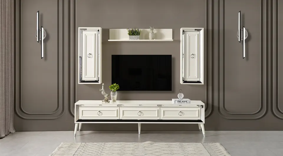Rosa Wooden Leg TV Unit