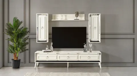Zambak Wooden Leg TV Unit