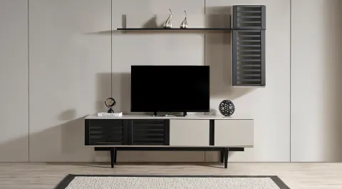 Pars Wooden Leg TV Unit