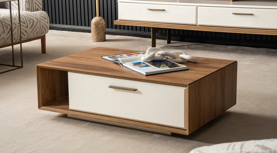 Zen Walnut Coffee Table