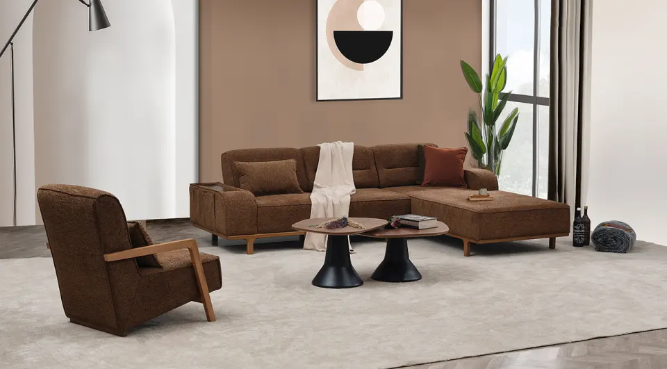 Neron Modern Corner Sofa Set