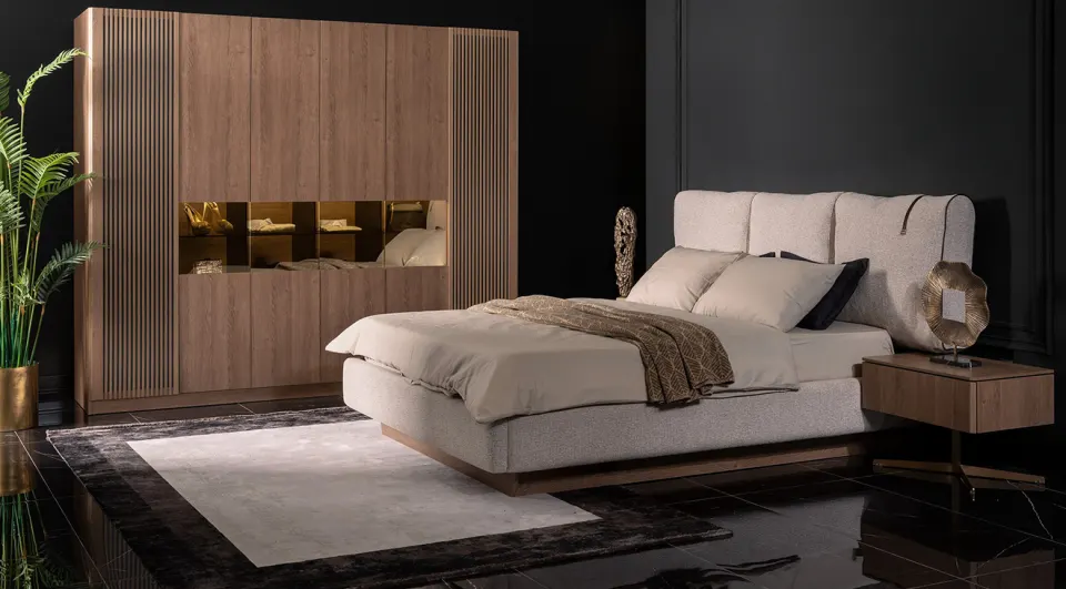 Lizbon Modern 6-Door Bedroom Set