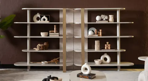 Porto Double Bookcase