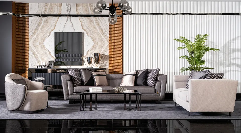 Riva Modern Sofa Set