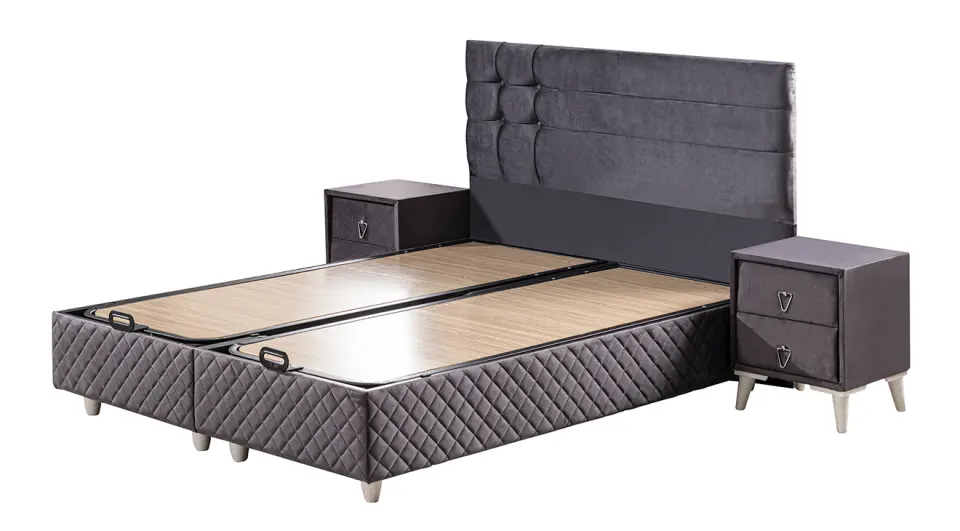 Carmen Double Bed Base - Headboard