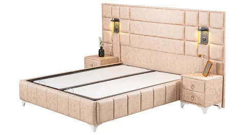 Satin Double Base - Headboard
