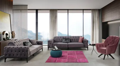 Silmeeeeee Burcu Chester  Sofa Set