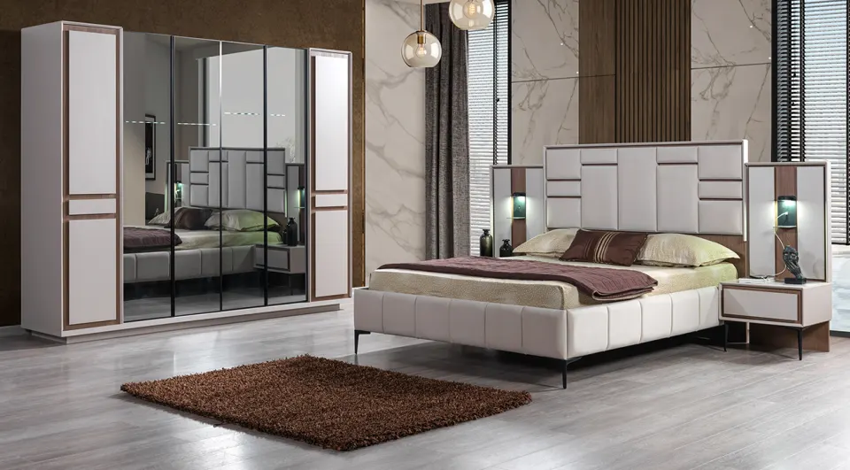 Livessa 6 Doors Bedroom Set