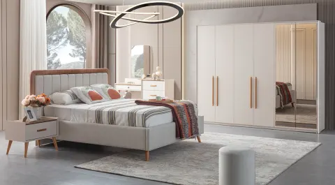 Giza 6 Doors Bedroom Set