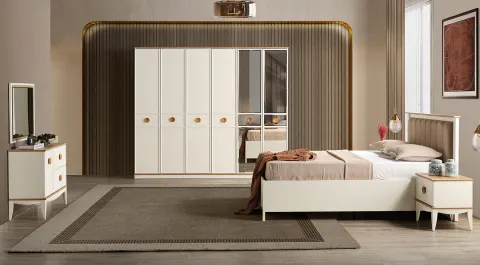 Silva 6-Door Modern Bedroom Set