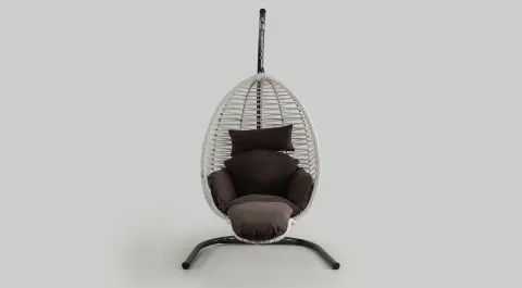 Max Single White Swing