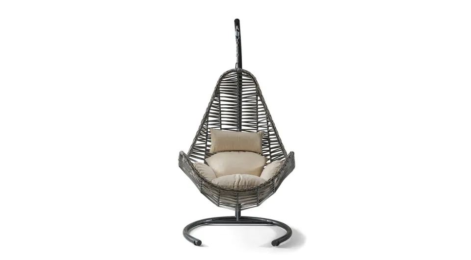 Zen Single Person Grey Swing