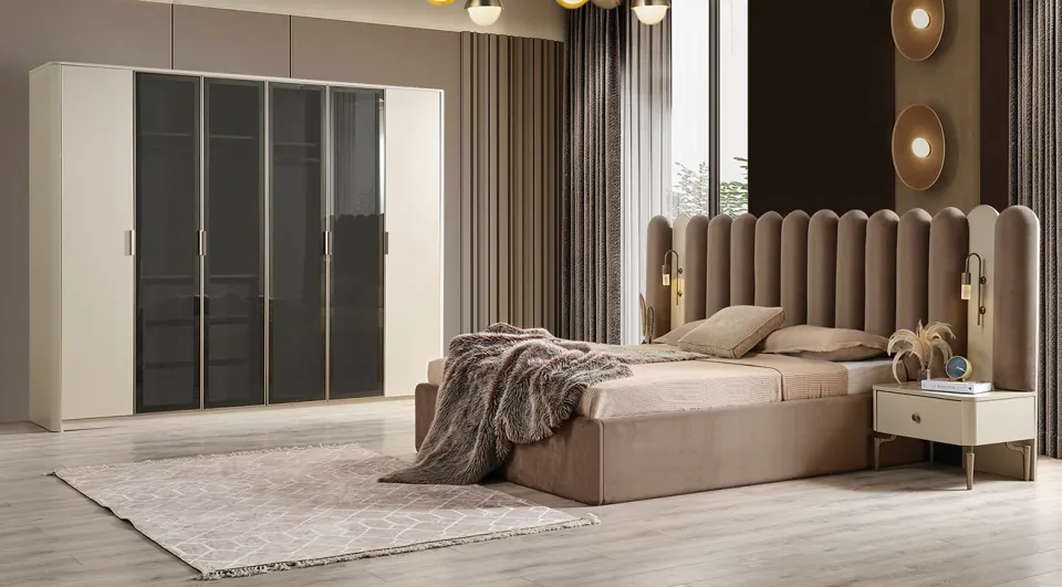 Milano 6-Door Bedroom Set