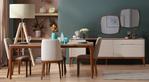 İnci Ceviz Dining Room Set