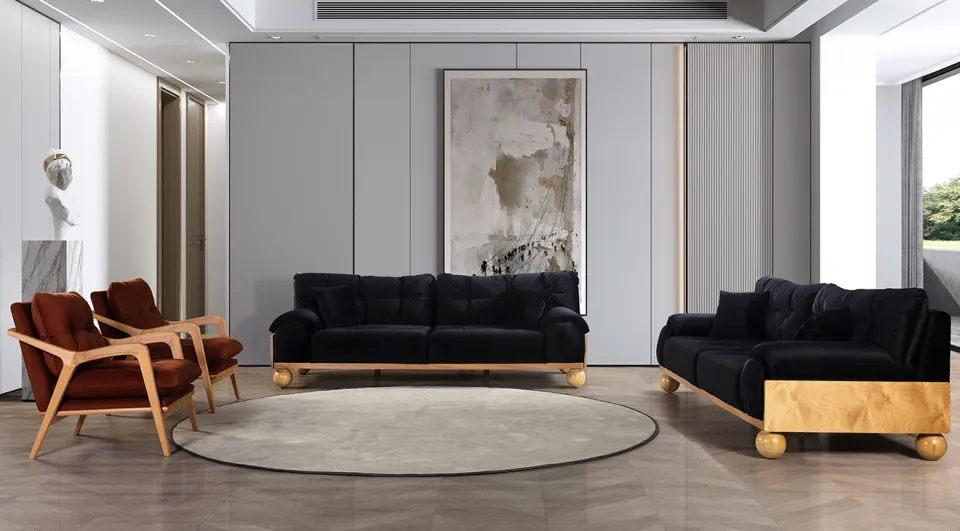 Luna Modern Sofa Set