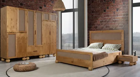 Luna 6-Door Modern Bedroom Set