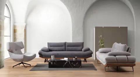 Modern Sofa Set with Ada Bed