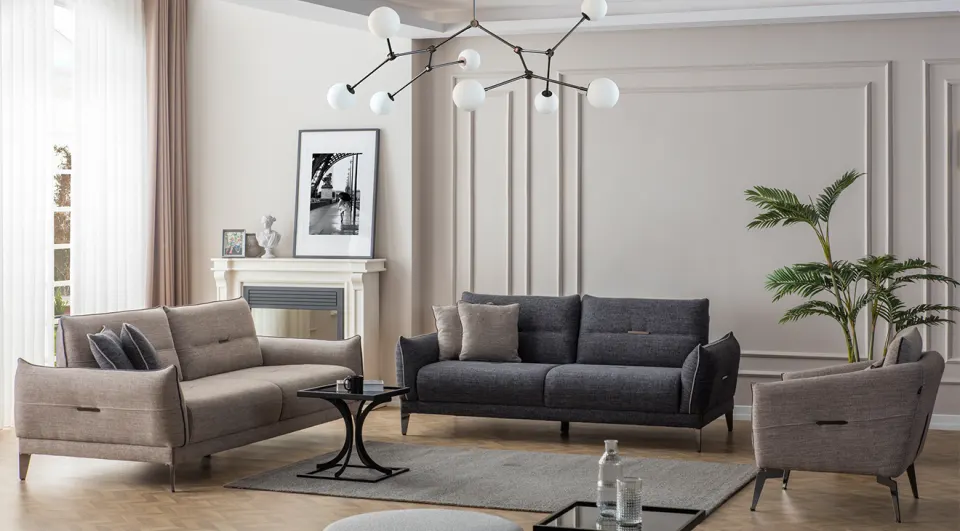 Cross Modern Sofa Set