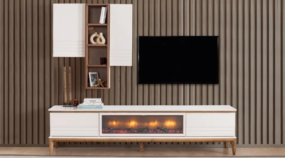 Enzio TV Unit with Fireplace