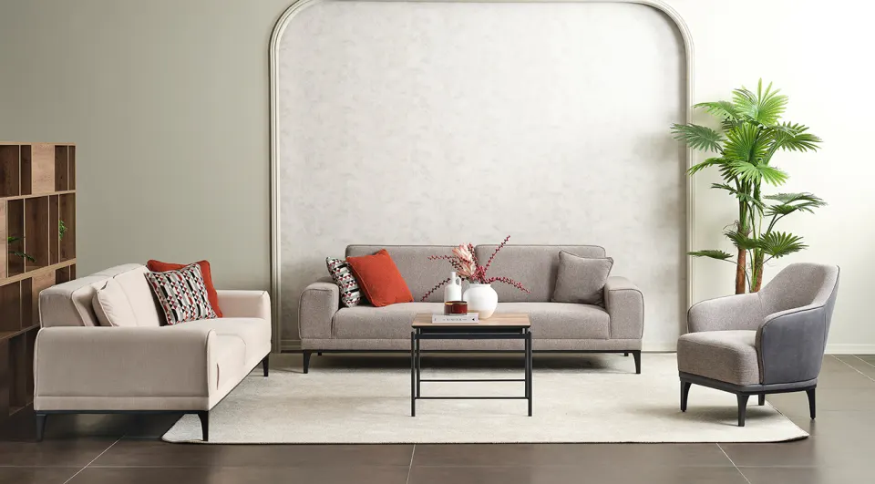 Alpha Modern Sofa Set