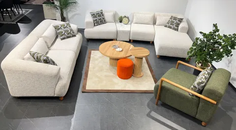 Arty Corner Sofa Set