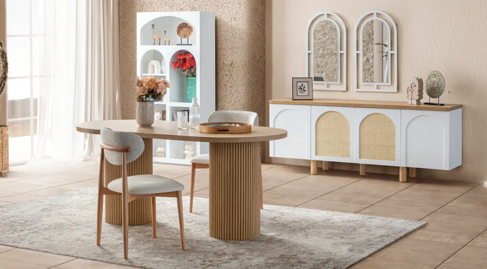 Siena Moonstone Dining Room Set