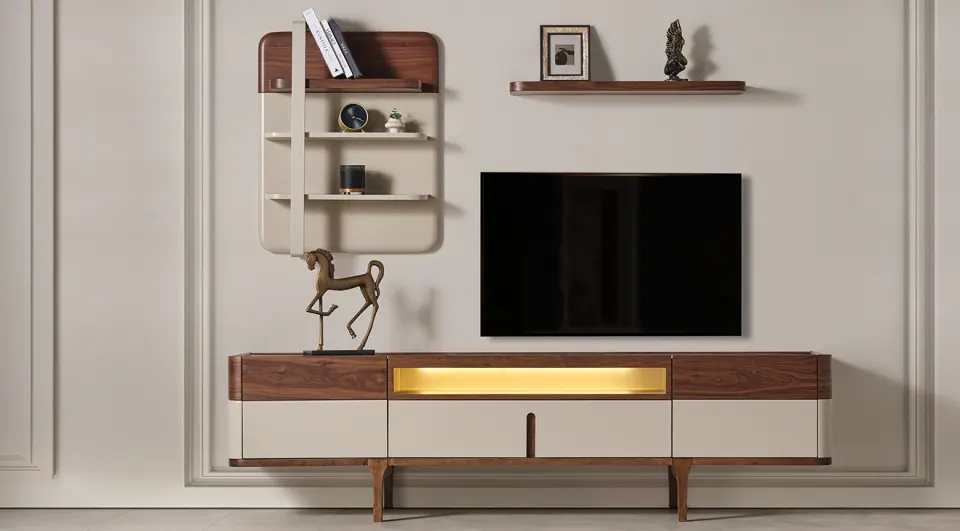 Mirabella Walnut TV Unit