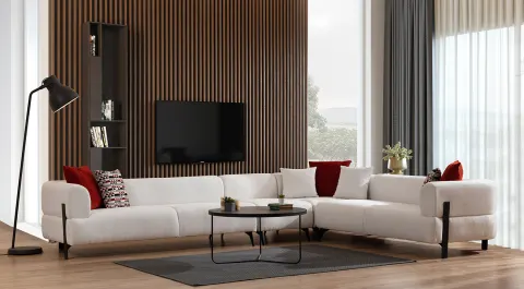 Cratos Middle Corner Sofa Set